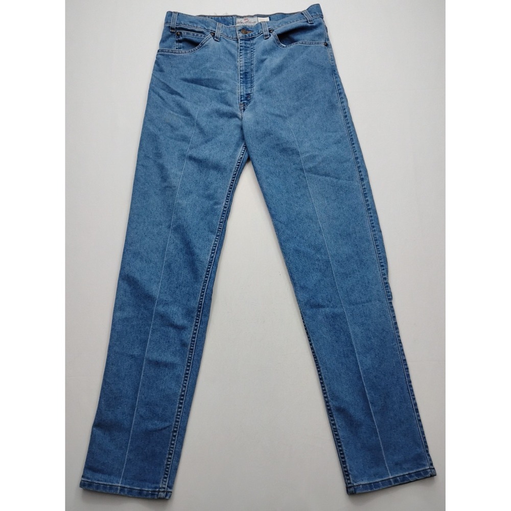 Levi's 540 Brown Tab 34x34 Vintage 90s Relaxed Fit Blue Denim Mexico Jeans 1994